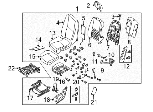 2018 Mercedes-Benz Sprinter 2500 Heated Seats Diagram