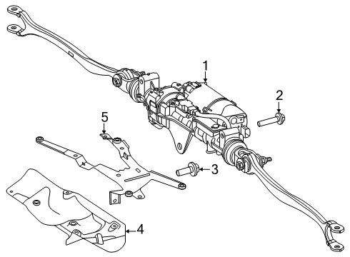 2025 Mercedes-Benz E53 AMG Steering Gear & Linkage