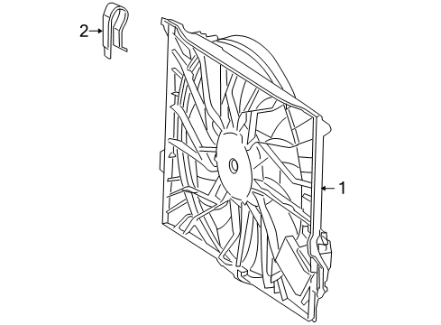 2007 Mercedes-Benz CL600 Cooling Fan Diagram