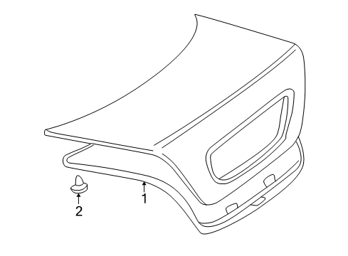 2004 Mercedes-Benz S500 Interior Trim - Trunk