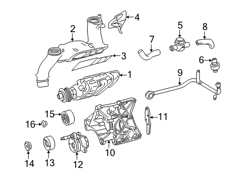 2004 Mercedes-Benz SLK230 Supercharger Diagram