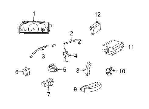2007 Mercedes-Benz S550 Switches Diagram