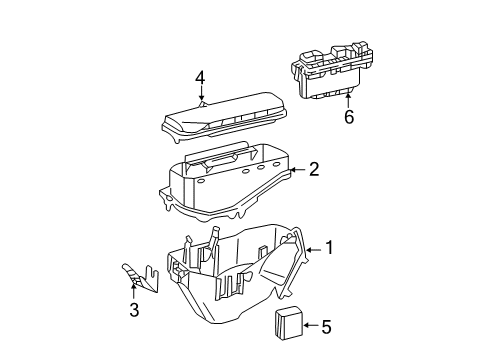 2005 Mercedes-Benz SL600 Fuse & Relay Diagram
