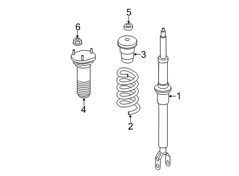 2007 Mercedes-Benz R500 Shocks & Components