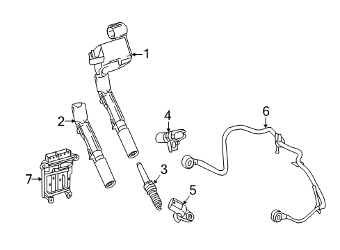 2019 Mercedes-Benz GLC43 AMG Powertrain Control Diagram