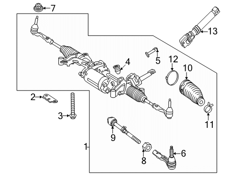 2024 Mercedes-Benz E350 Steering Column