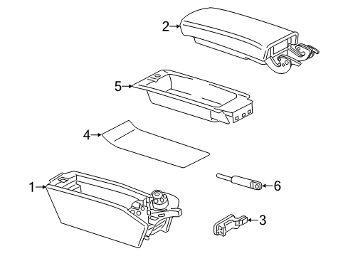 2011 Mercedes-Benz SL63 AMG Center Console
