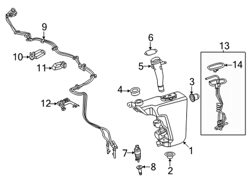 2024 Mercedes-Benz C63 AMG S E Performance Wiper & Washer Components