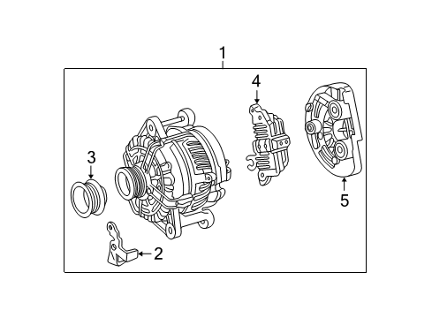 2003 Mercedes-Benz E500 Alternator