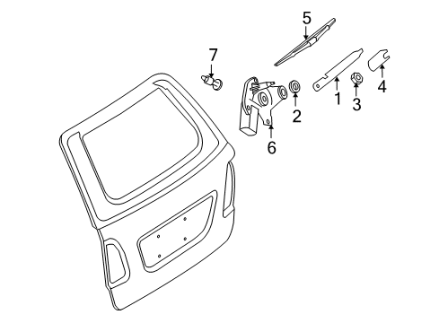 2009 Mercedes-Benz ML350 Wipers Diagram