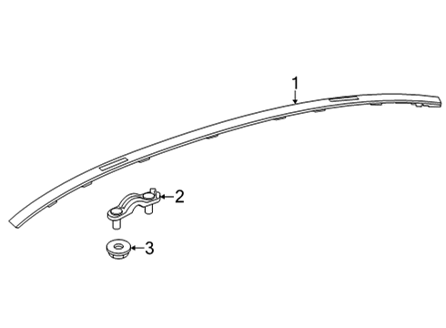 2024 Mercedes-Benz C63 AMG S E Performance Exterior Trim - Roof