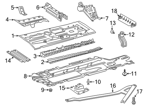 2025 Mercedes-Benz GLA250 Floor & Rails