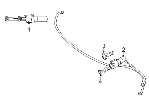 2014 Mercedes-Benz CLS550 Wiper & Washer Components Diagram
