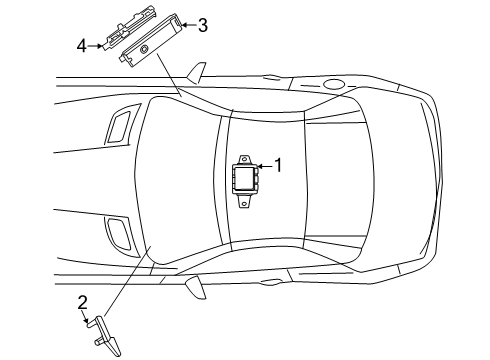 2024 Mercedes-Benz AMG GT 55 Antenna & Radio