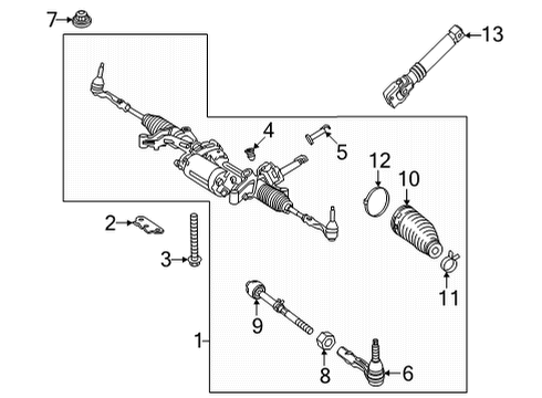 2025 Mercedes-Benz EQS 450+ Steering Column