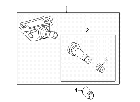 2021 Mercedes-Benz GLE53 AMG SUV Tire Pressure Monitoring