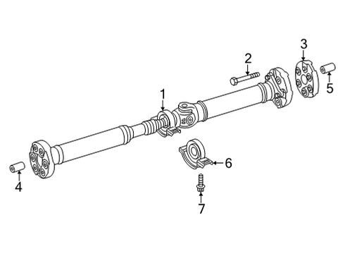 2024 Mercedes-Benz C63 AMG S E Performance Rear Propeller Shaft