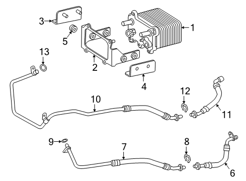 2016 Mercedes-Benz G550 Trans Oil Cooler