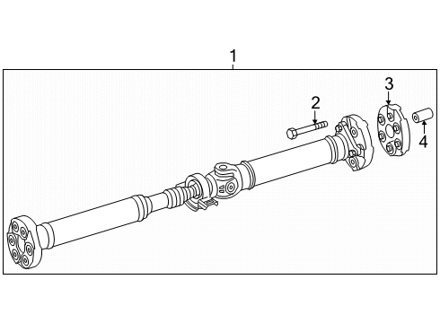 2025 Mercedes-Benz AMG GT 63 S E Performance Drive Shaft - Rear