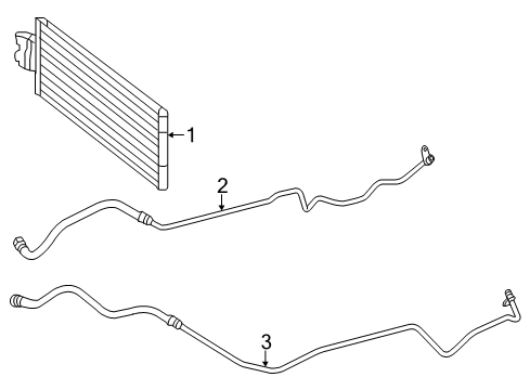 2014 Mercedes-Benz SLK55 AMG Trans Oil Cooler