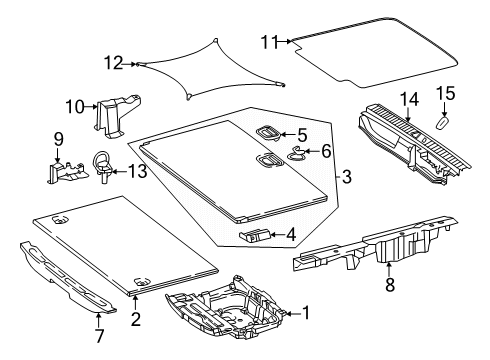 2024 Mercedes-Benz E450 Interior Trim - Rear Body