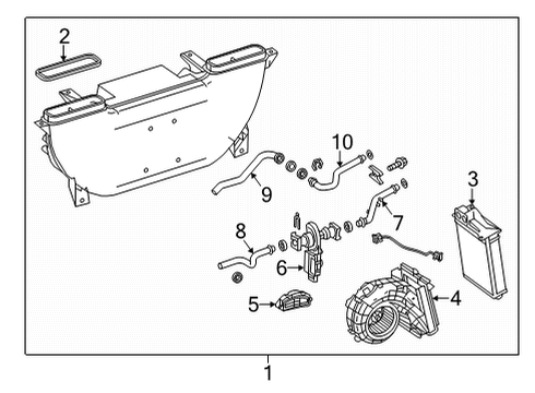 2024 Mercedes-Benz Sprinter 3500XD Auxiliary Heater & A/C Diagram