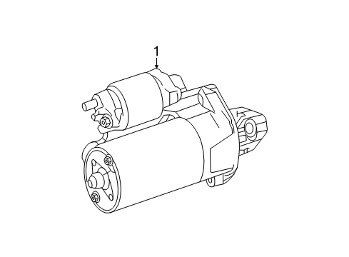 2014 Mercedes-Benz GL550 Starter