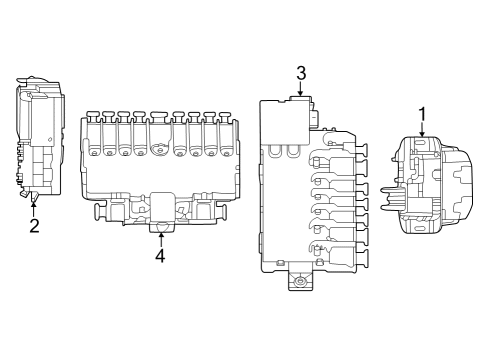 2025 Mercedes-Benz EQS 450+ Fuse & Relay