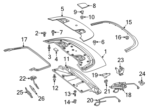 2019 Mercedes-Benz S560 Convertible Top Diagram 3