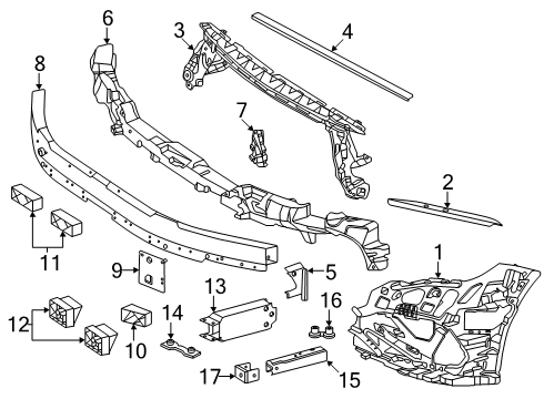 2024 Mercedes-Benz E450 Bumper & Components - Front