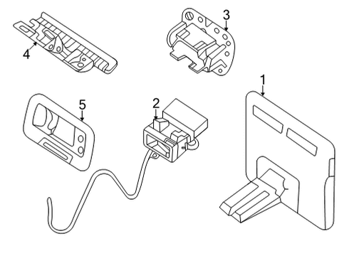 2025 Mercedes-Benz GLS450 Entertainment System Components