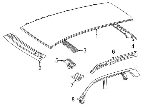 2025 Mercedes-Benz GLA250 Roof & Components