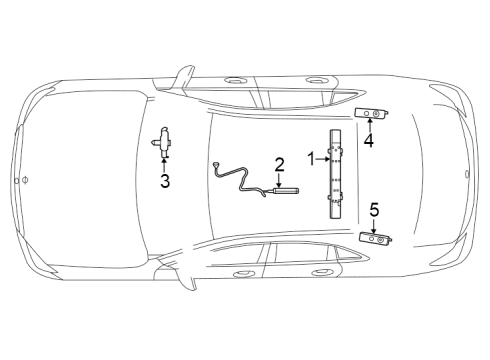 2025 Mercedes-Benz EQE 350+ Antenna & Radio