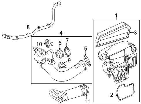 2014 Mercedes-Benz SLK250 Filters Diagram
