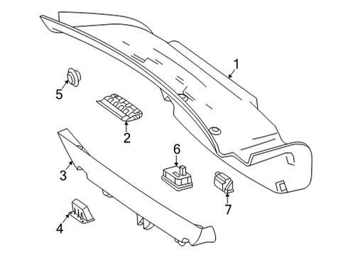 2024 Mercedes-Benz S63 AMG E Performance Interior Trim - Trunk