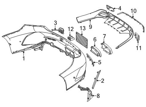 2025 Mercedes-Benz CLE300 Bumper & Components - Rear