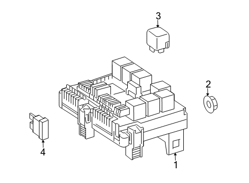 2011 Mercedes-Benz S400 Fuse & Relay Diagram 2