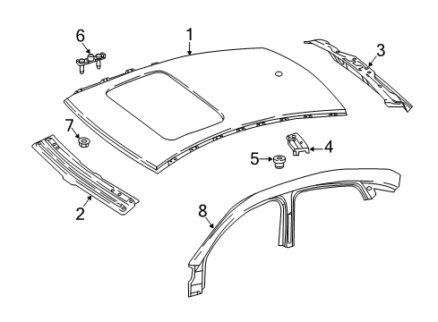 2018 Mercedes-Benz GLC63 AMG Roof & Components
