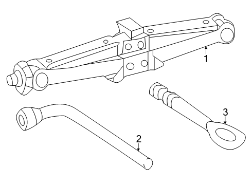 2024 Mercedes-Benz CLE53 AMG Jack & Components