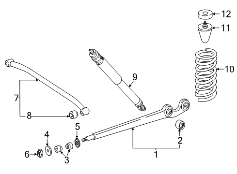 2006 Mercedes-Benz G500 Rear Suspension Components