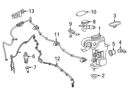 2024 Mercedes-Benz AMG GT 55 Wiper & Washer Components