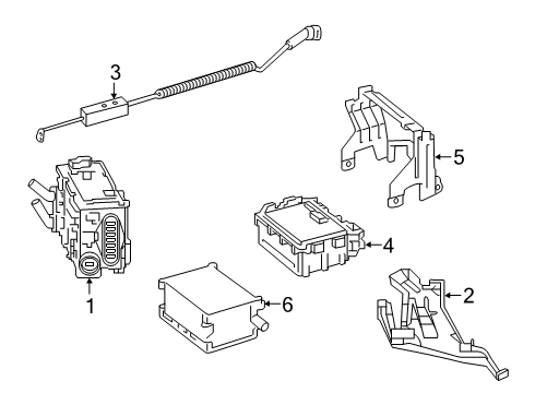2019 Mercedes-Benz S63 AMG Electrical Components Diagram 10