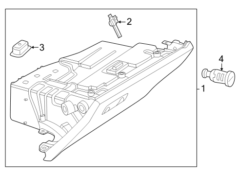 2025 Mercedes-Benz GLC63 AMG S E Performance Glove Box