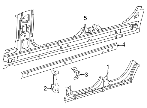 2025 Mercedes-Benz GLC63 AMG S E Performance Rocker Panel
