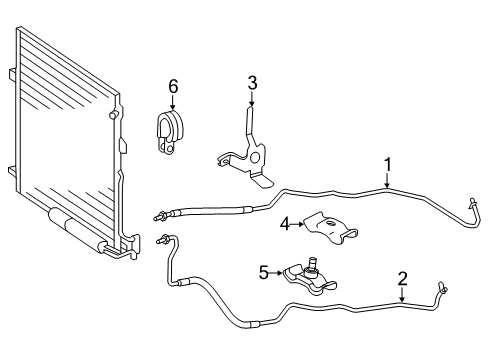 2013 Mercedes-Benz GLK350 Trans Oil Cooler
