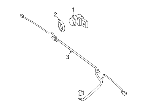 2017 Mercedes-Benz Sprinter 2500 Bumper & Components - Rear Diagram 3