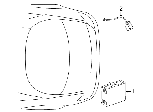 2007 Mercedes-Benz CL600 Electrical Components Diagram 5