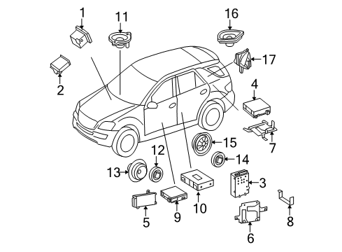 2008 Mercedes-Benz ML350 Sound System