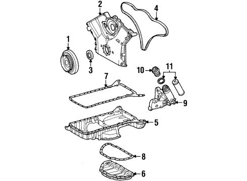 1994 Mercedes-Benz S600 Filters Diagram