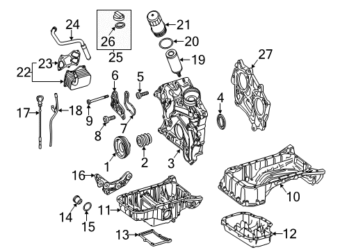 2012 Mercedes-Benz C350 Filters Diagram